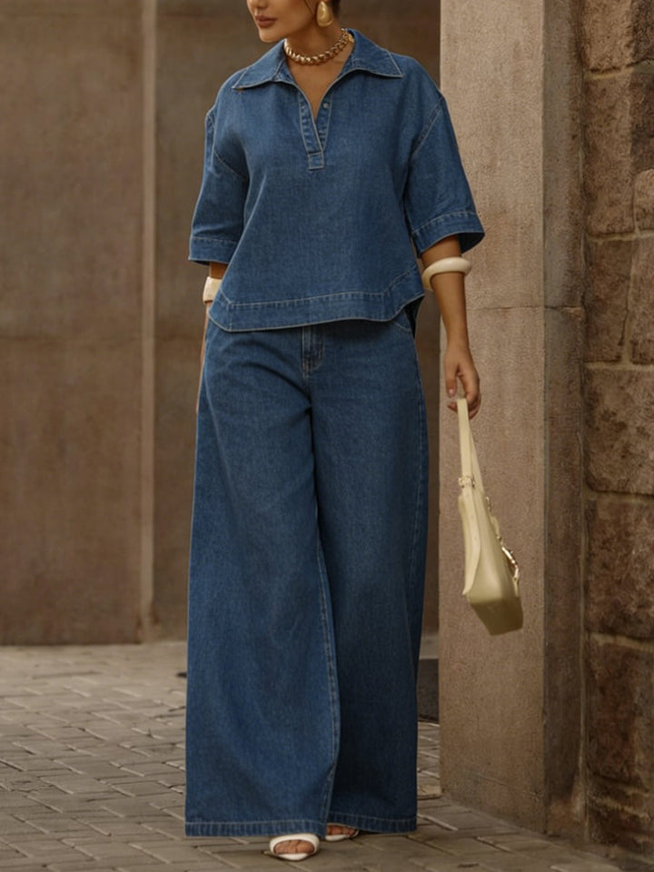 Mia - Σετ δύο τεμαχίων σε χαλαρή γραμμή