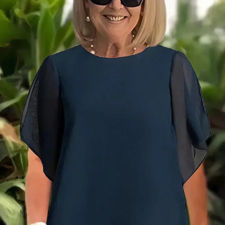 Noreta - Σετ παντελονιού σε φαρδιά γραμμή