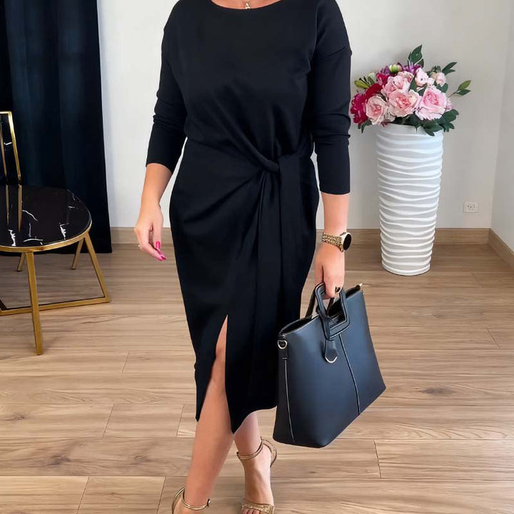 Zoralia - Κομψό Καθημερινό Midi Φόρεμα