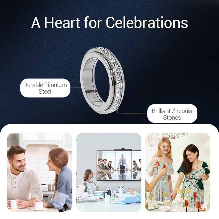 Valira - Κομψό Δαχτυλίδι με Κρύσταλλο