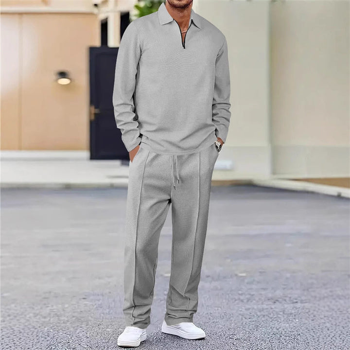 Vexar - Σετ loungewear με απαλή υφή και κλείσιμο Quarter Zip