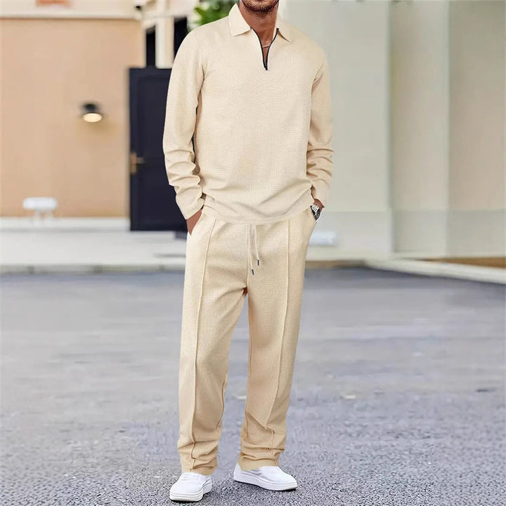 Vexar - Σετ loungewear με απαλή υφή και κλείσιμο Quarter Zip